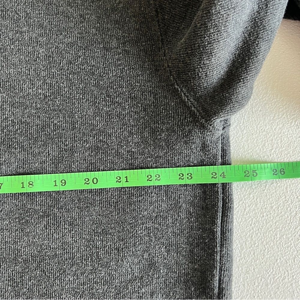 Orvis Quarter Zip Sweatshirt Men's Size Large Pull over Grey Long Sleeve - Picture 8 of 9